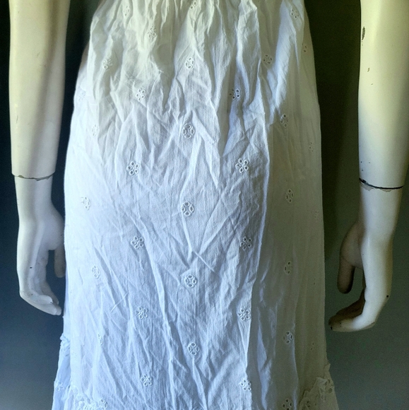 NWT Japna Petite Eyelet Cotton Maxi Dress - Picture 8 of 13